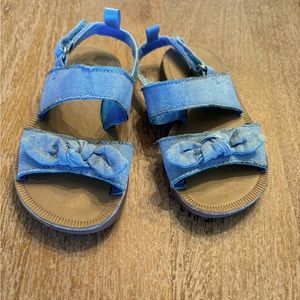 OshKosh B’gosh Chambray Sparkle Sandals